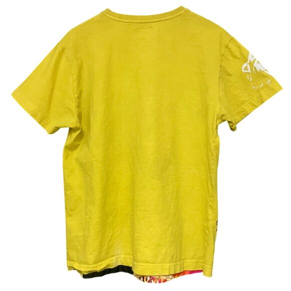 Hustle Gang Shirt Men's Large Black Coffee Woman Streetwear Hip-Hop Yellow Short - Picture 6 of 7